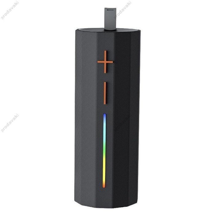 Портативна колонка Bluetooth XO F71 Hidden Carrying Handle Cylinder LED Dazzle Speaker 5W Black